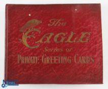 The Eagle Series of Private Greet Cards Trade Book of Cards c.1911 with 39 pages of cards