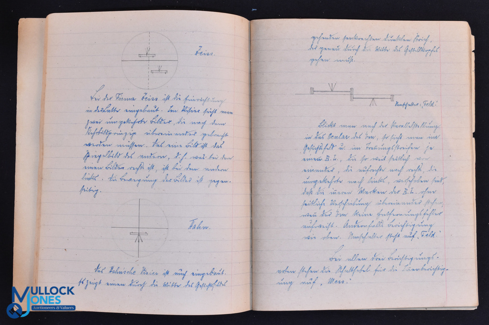 WWI - Aviation a ms book featuring approx 70 reconnaissance drawings of British planes of WWI - - Image 4 of 5
