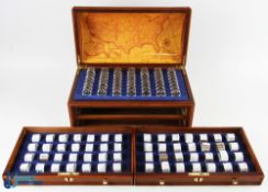 Danbury Mint Complete United States 56 State Quarters Treasure Chest Collection set of