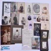 Ephemera - good selection including a pocket family photo album early 20thc; group of first day