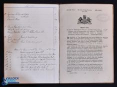 Trams - Wales - The Glyn Valley Tramway volume belonging to the original Secretary of the Glyn