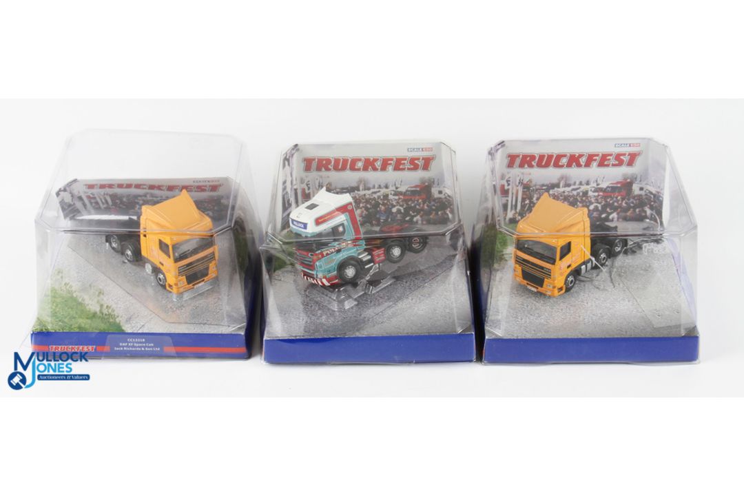 Corgi 1/50 Scale Truckfest Diecasts (3) - CC13218 DAF XF space cab Jack Richards & Son Ltd,