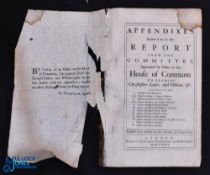 Jacobites - Appendixes referred to in the report from the Committee appointed by order of the