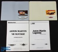 1981 Aston Martin Lagonda V8 Vantage Sales Brochure with price lists and spec sheets