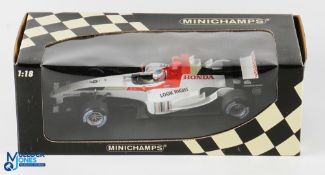 Jenson Button 2003 BAR Honda 005 Minichamps Diecast Model 1:18 100 030017 - boxed