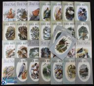 Ephemera - bird watching. Collection of approx. 30 issues of 'Bird Notes' issued by RSPB 1954-