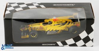 Damon Hill 1998 Jordan Minichamps 198 Mugen Honda Diecast Model 1:18 180 980009 - boxed