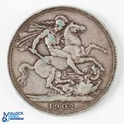 Edward VII 1902 Silver Crown Coin