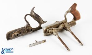 2x Vintage Woodwork Tools Stanley No 50 Combination Planes, both incomplete missing blades, fences