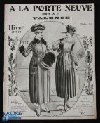 A La Porte Neuve 1917-18- A 20 page well illustrated fashion catalogue with some 150 illustrations