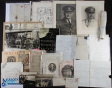 Ephemera - carton containing a good selection including an original als of the 18th c politician Sir