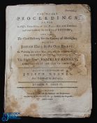 Great Britain: Old Bailey Trial Proceedings - 18th century Crime in London- 1780- A 40 page