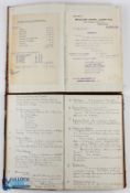 Birmingham - Billesley Methodist Church 1927-55. Two large mss Minute Books charting the History