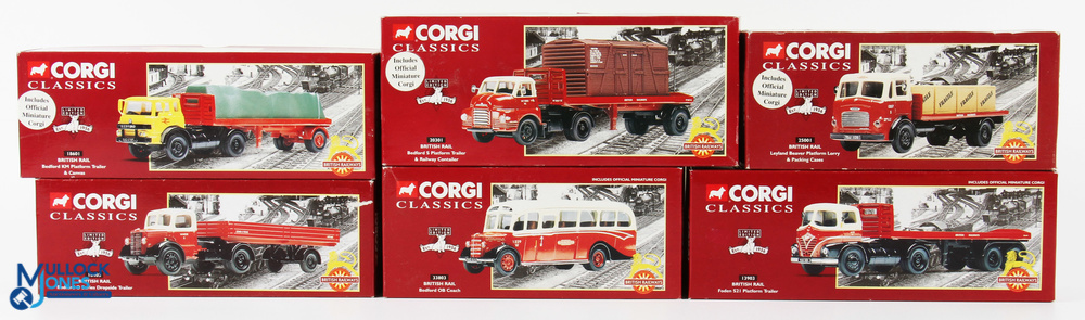 Corgi Classics British Railway Diecast Commercial Toys (6) incl' Foden S21 13903, Bedford O 18403,