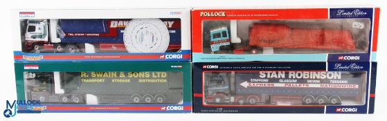 Corgi 1/50 Scale Lorries (4) - CC13229 DAF XF Curtainside David Murray Transport, CC13601 DAF CF