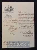 Cuba - 1834 Historical manuscript discussing an English galleon called the 