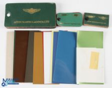 1981 Aston Martin Leather Lagonda Interior Sample Booklets, 3 good trim books, with 2 paint range
