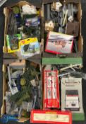 Qty of OO Gauge Model Railway Accessories, all part used in need of sorting, to include Hornby,