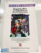 Quantity of 1990's Network Southeast London Railway Train Station Posters, notices, adverts for