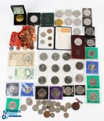 20th Century Coin Selection (qty) - including 2x boxed Festival of Britain crowns, 32x assorted