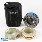 Greys GX700 large arbor alloy fly reel, #6/7/8, 4