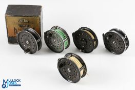 J W Young reel collections, as follows: 2x Condex 3.5