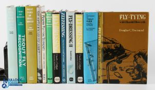 Trout Fly Tying & Fly Fishing Books a hard back collection of 12 books, with titles of International