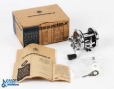 ABU Ambassadeur 1995 75th Anniversary Employee Limited Edition Multiplier Reel - in silver finish