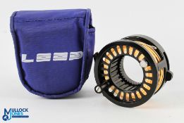 A very scarce and sought after Loop Grayline Hubless alloy reel S/N 727 (made by Danielssen