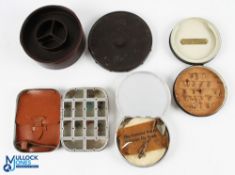 A selection of fly fishing terminal tackle boxes: Richard Wheatley slim alloy tin 5