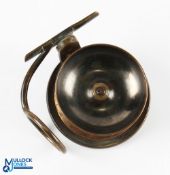 Malloch's Patent brass side casting reel 3.25