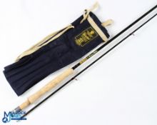 Hardy Richard Walker Farnborough 9' 2 piece graphite trout fly rod, line #7/8, lined guides, 10