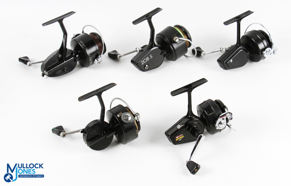 A collection of Mitchell fixed spool reels, all with good bails and running smoothly - as follows: - Image 2 of 2
