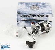 Abu Sweden Ambassadeur 7500i CS Chrome Hi Speed multiplier No 19009.52, side tensioner, on/off