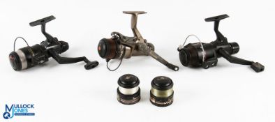 A collection of fixed spool reels - all with good bails and rear tensioners and run well - as