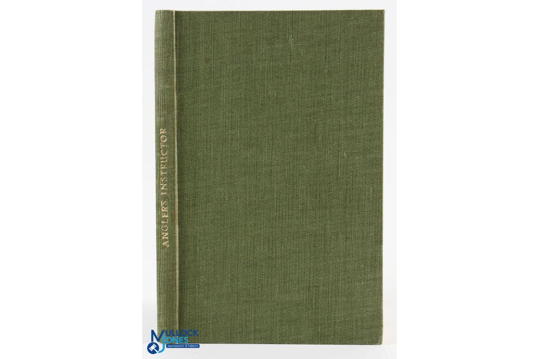 1857 The Angler's Instructor William Bailey - a rebound volume with new end pages, contents clean - Image 1 of 2