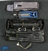 JBC X-Lite Fishing Pod, in original bag -plus a Preston innovations rod roller (2)