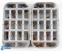 A fine Richard Wheatley slim alloy dry fly tin 6