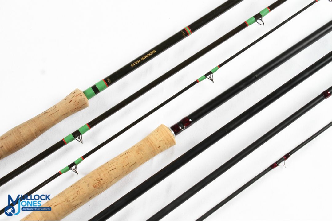 Mackenzie - Philips Carbon trout fly rod 10ft 6in 3 piece line 4/9# detachable fighting butt, fuji - Image 2 of 2