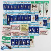 Collection of Carded Unused Lures, Spoons, Spinners Baits, with noted makers of ABU, BW Sports,