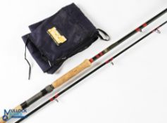 Bruce & Walker hand built green hexagraph salmon spinning rod 10' 6