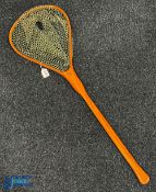 Orvis laminated wood boat or bank landing net, 42