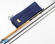 Bruce & Walker hand made in England Powerlite salmon fly rod - 16' 3pc line 9/11#, 28