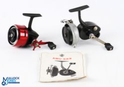 Abu Sweden 333 LHW fixed spool spinning reel, good bail, rear tensioner, with instructions, runs
