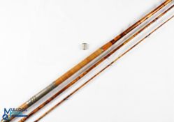 John R Bolton, Maker Newcastle on Tyne, No 22 split bamboo salmon fly rod 17' 6