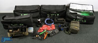 4x Maver UFO Cooler Bags & Accessories Bags, with Coarse Fishing contents - of shot, bait holder,