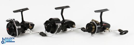 Mitchell 300 RJHW fixed spool reel, good bail, runs very well, light use. Mitchell 408 RHW fixed