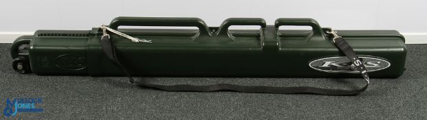 K.I.S Fishing Rod Tube, extendable for multiple rods, having a shoulder strap, in good clean