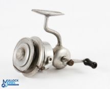An unusual possibly proto type cast alloy Felton Crosswind style reel, half bail arm, alloy clutch