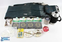 Fishing Collectables and Accessories, a mixed lot all from Swets Tackle Shop Usk - to include a